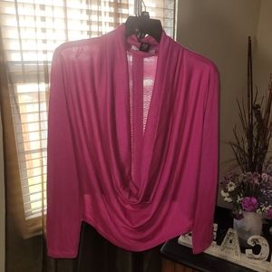 Ashley Stewart Cowl Neck Shirt